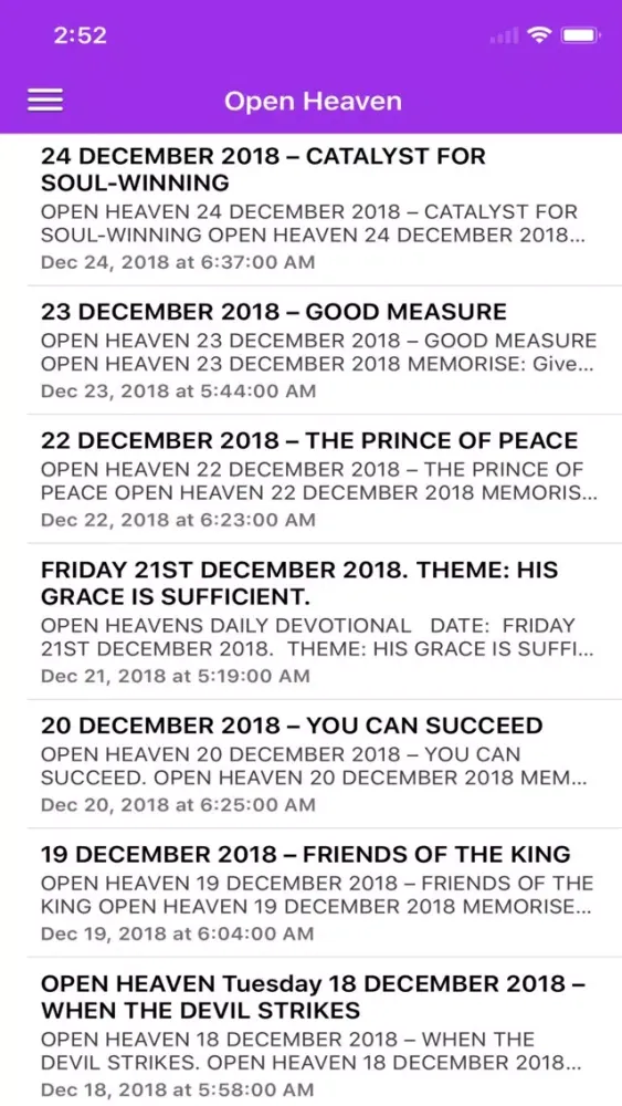 Zrzuty ekranu Daily Devotional+