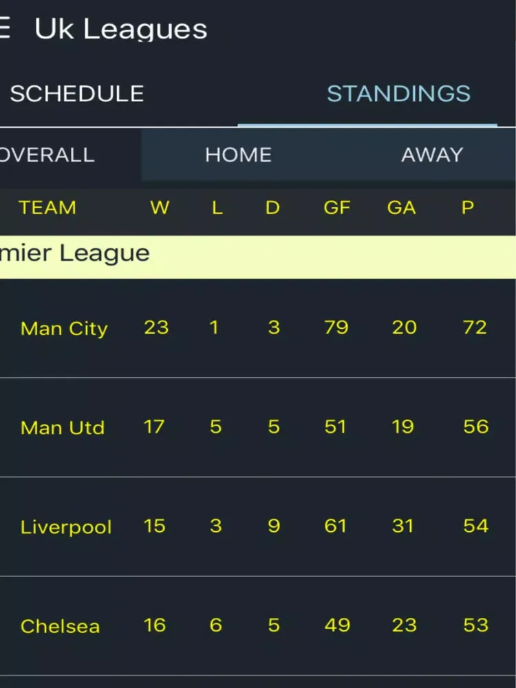 2019/2020 Premier League Live iPad  스크린샷