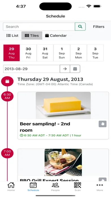 ภาพหน้าจอของ Grenadine Event Guide