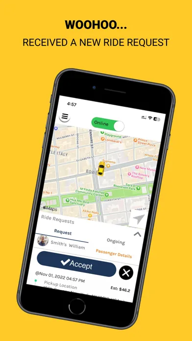 HireMe - Taxi app for Drivers سکرین شاٹس