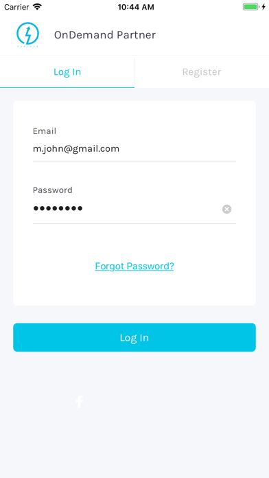 OnDemand Partner App स्क्रीनशॉट