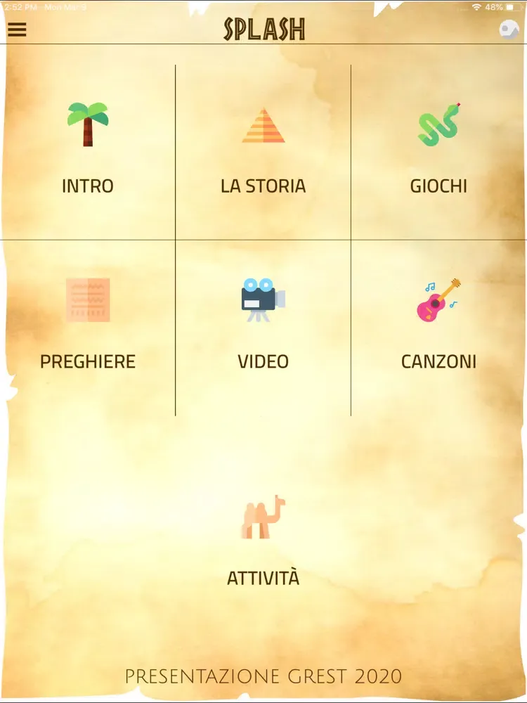 Grest 2020 iPad  Screenshots