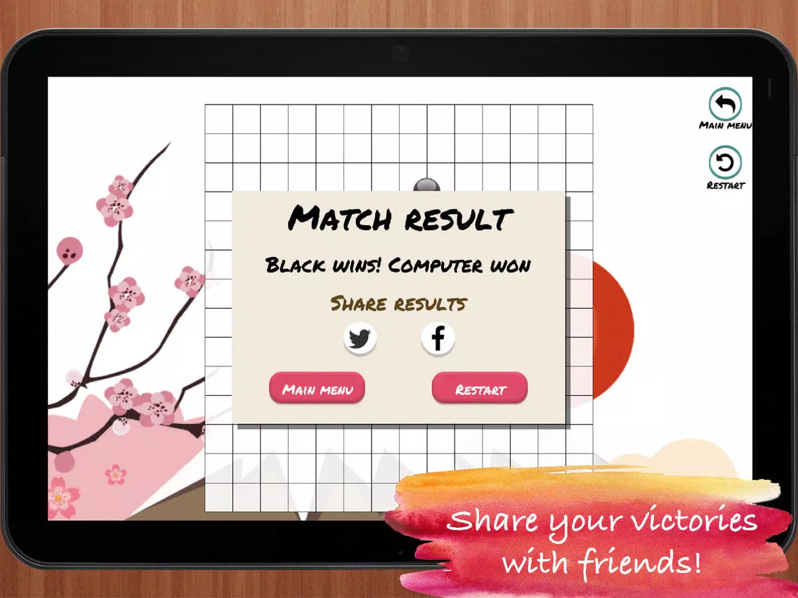 Capturas de pantalla de Gomoku HD - 5 in a row iPad 