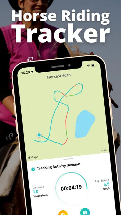 Horse Riding Tracker - Strides Ekran Görüntüleri