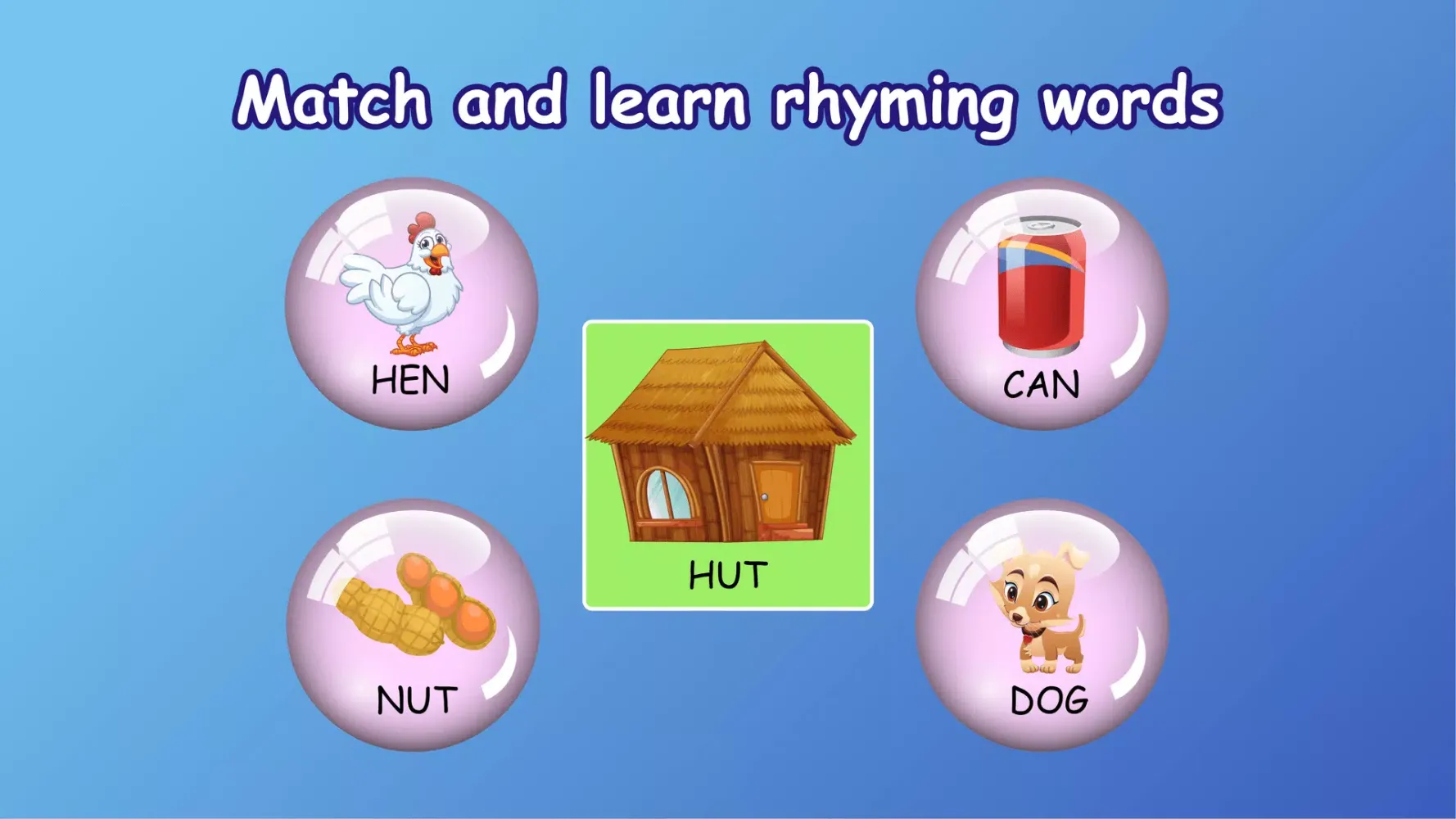 Kids Rhyming And Phonics Games 스크린샷