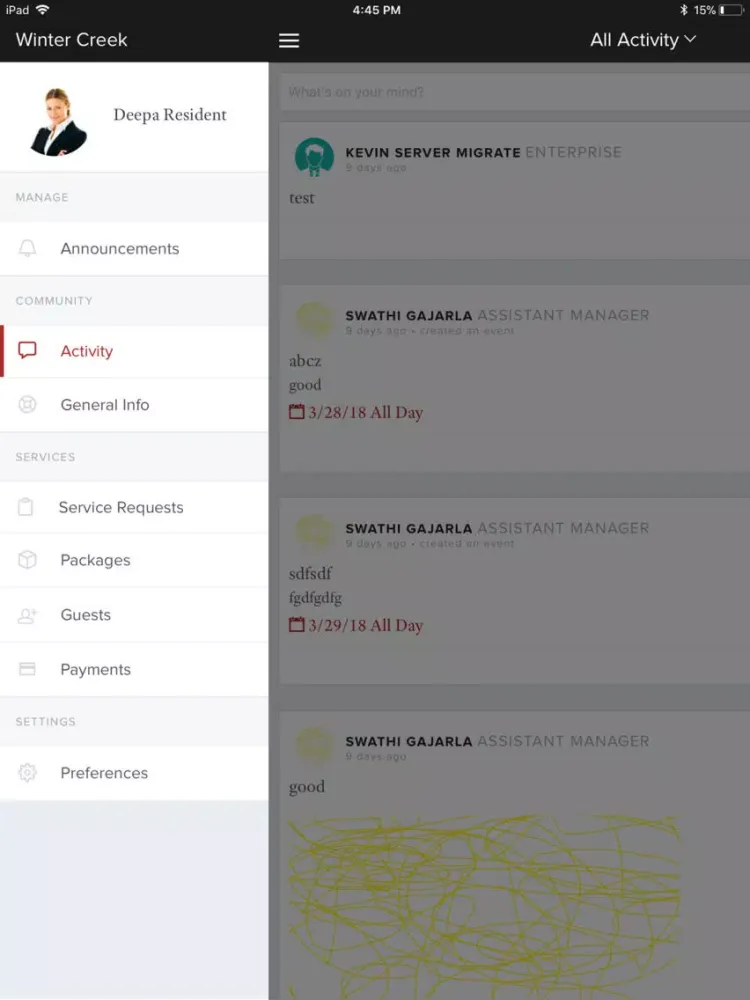 Zrzuty ekranu Avana Sunnyvale iPad 