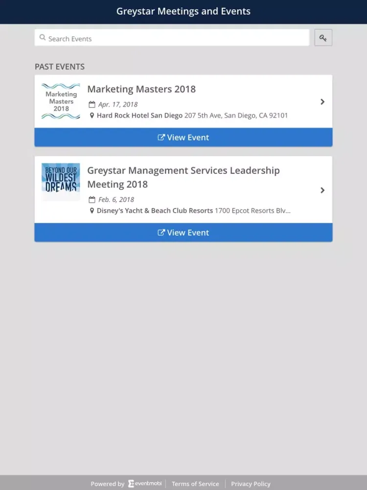 Greystar Meetings & Events iPad 应用截图