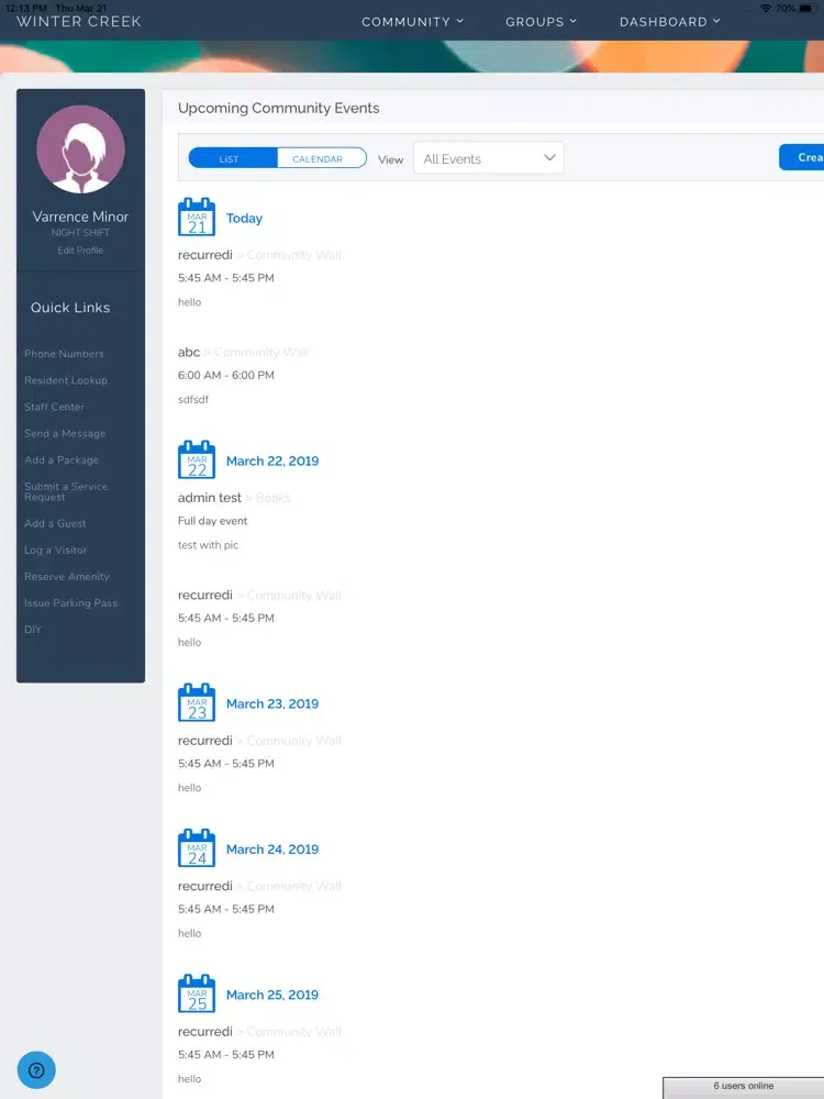 Ảnh chụp màn hình của Meadow Brook Preserve Apts iPad 