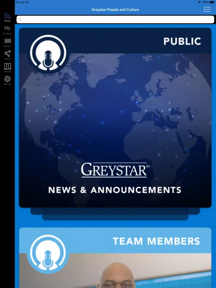 Captures d'écran de Greystar People and Culture iPad 