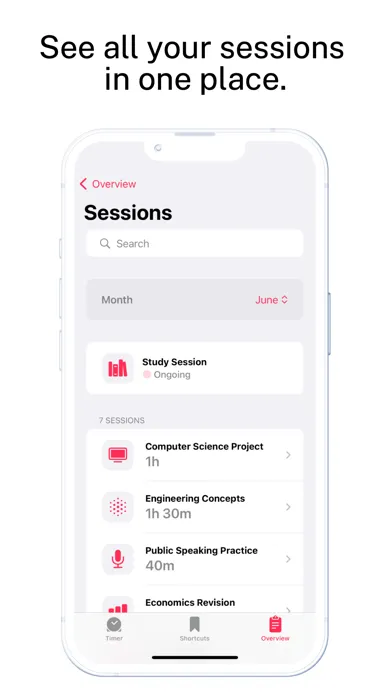 Timella: Study & Work Timer スクリーンショット