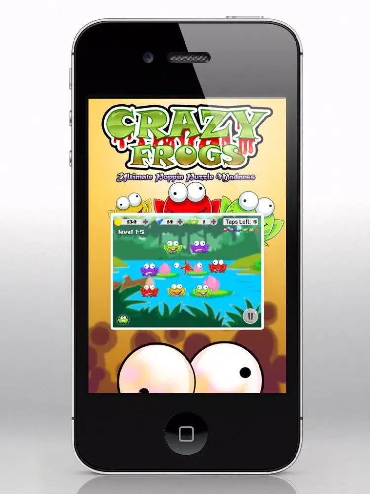 Crazy Frog Match - Fun Tapping Puzzle Blast iPad  スクリーンショット
