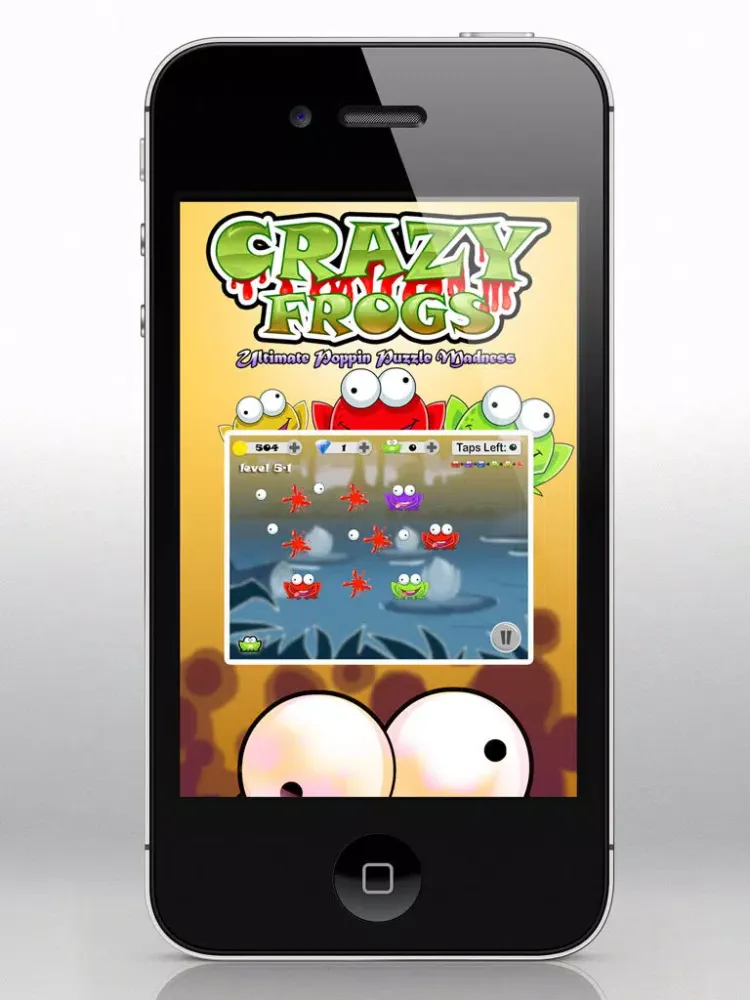 Crazy Frog Match - Fun Tapping Puzzle Blast iPad  スクリーンショット