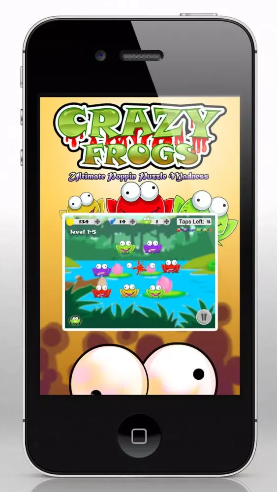 Crazy Frog Match - Fun Tapping Puzzle Blast スクリーンショット