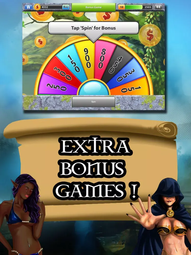 Fantasy World Slot Machine - FREE Las Vegas Simulation with Bonus Games iPad  Ekran Görüntüleri