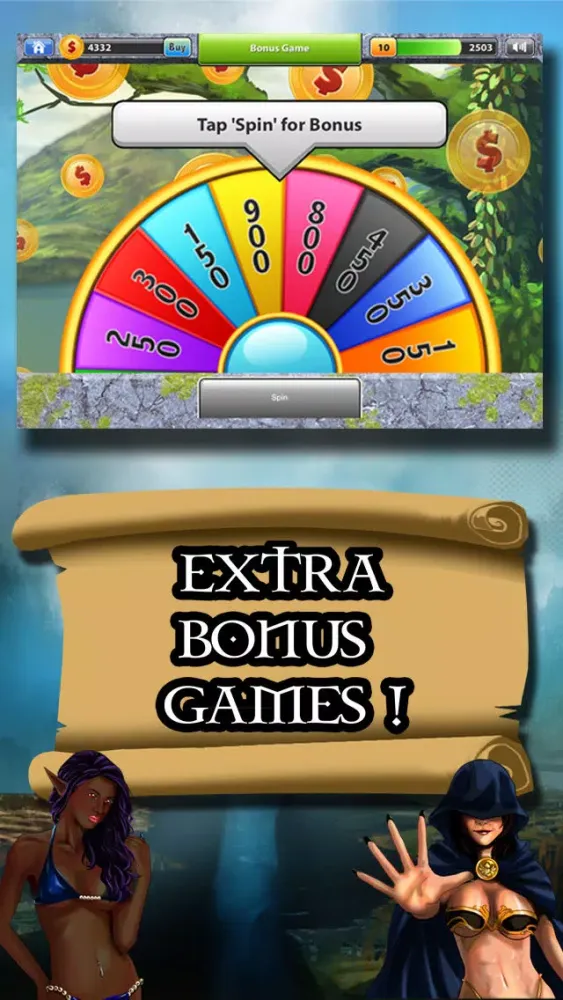 Fantasy World Slot Machine - FREE Las Vegas Simulation with Bonus Games Ekran Görüntüleri