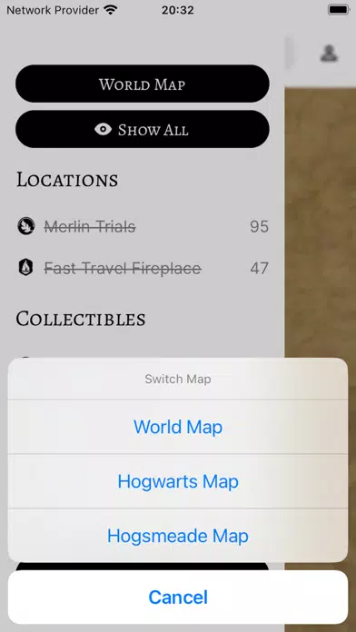 Screenshot di Maps, Tips for Hogwarts Legacy