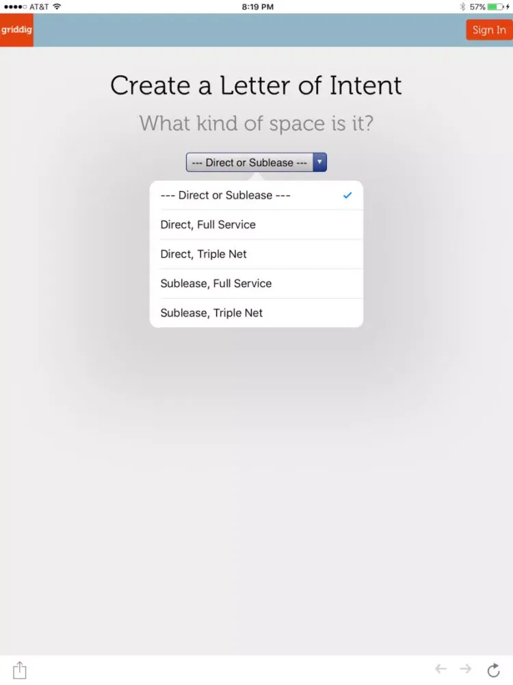 Zrzuty ekranu Griddig LOI iPad 
