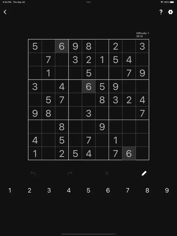 Скриншоты Sudoku - Griddle Games iPad 