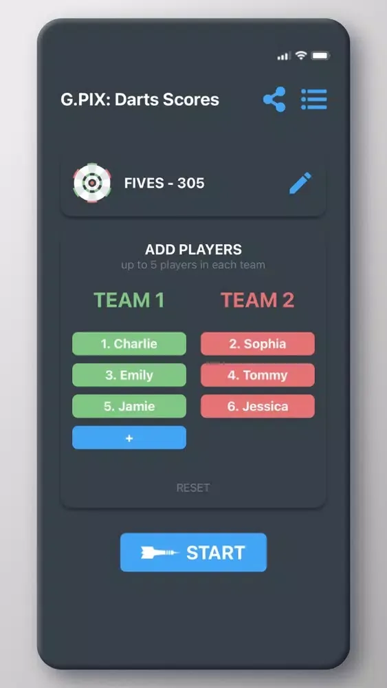G.PIX: Darts Scores Screenshots