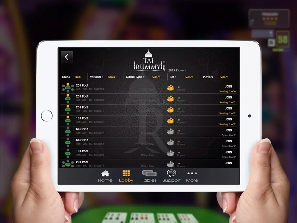 Taj Rummy iPad  スクリーンショット