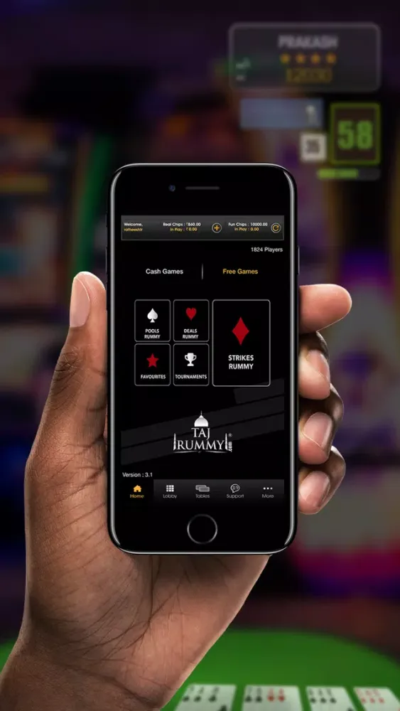 Taj Rummy スクリーンショット