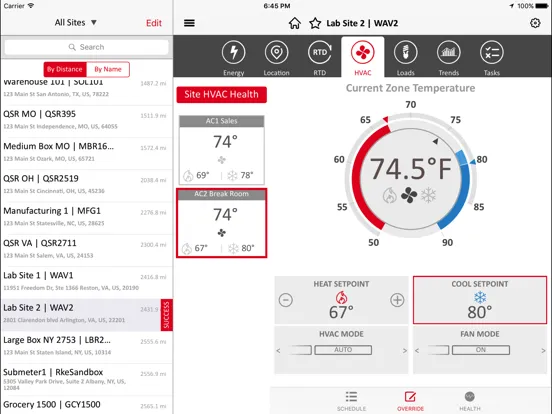 GridPoint Energy Manager iPad  سکرین شاٹس