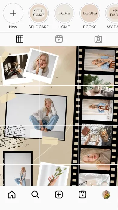 Captures d'écran de Grid post & Photo layout maker