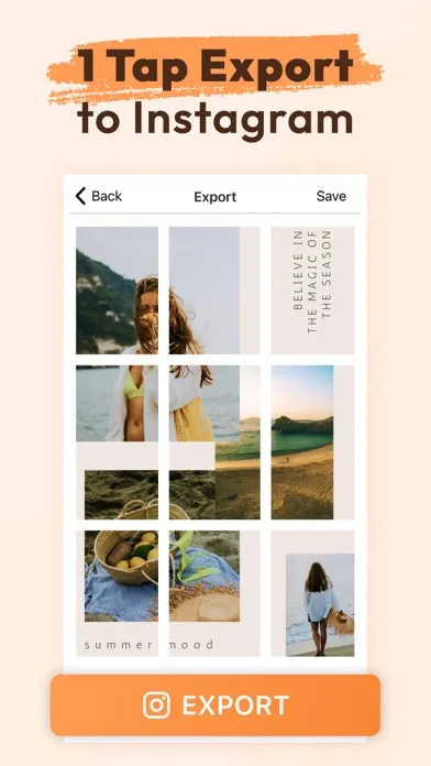 Captures d'écran de Grid post & Photo layout maker