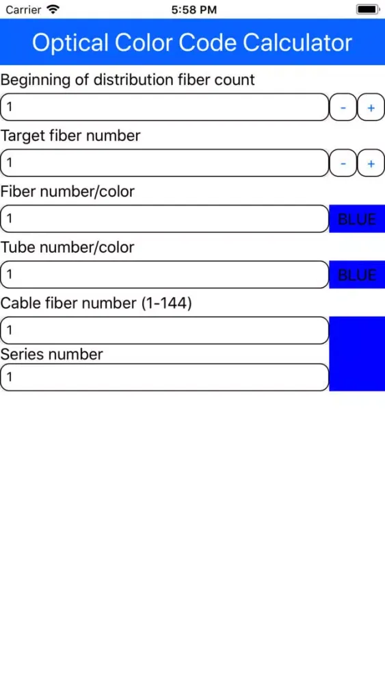 Fiber Optical Calc Ekran Görüntüleri