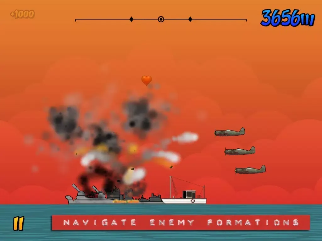 Kamikaze Special Attack Unit - Dive and Destroy Enemy Battleship iPad 应用截图