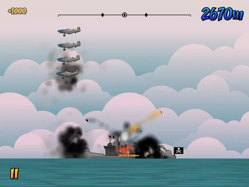 Kamikaze Special Attack Unit - Dive and Destroy Enemy Battleship iPad 应用截图