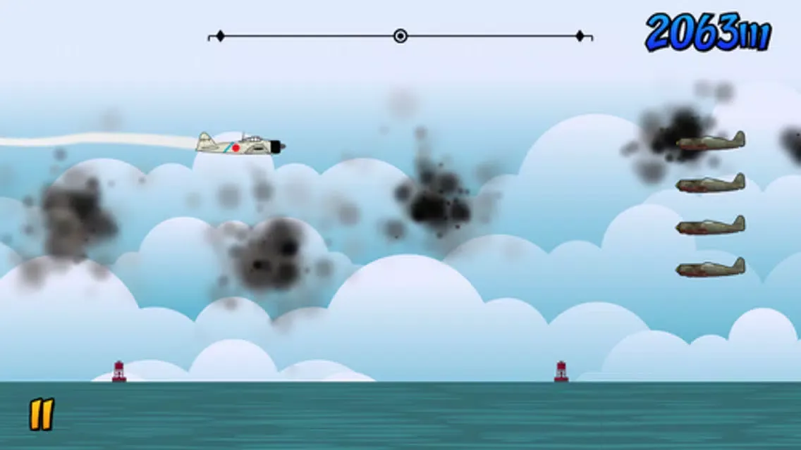 Kamikaze Special Attack Unit - Dive and Destroy Enemy Battleship应用截图