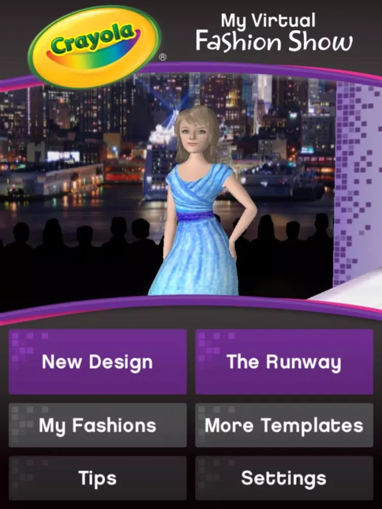 تصاویر Crayola My Virtual Fashion Show iPad 