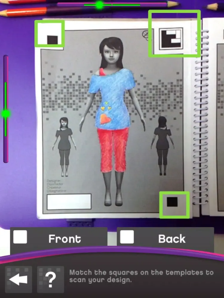 تصاویر Crayola My Virtual Fashion Show iPad 