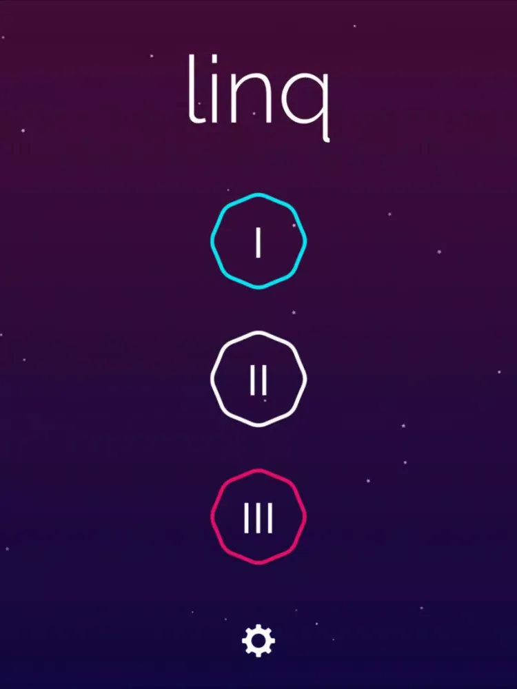 Tangkapan layar linq! iPad 