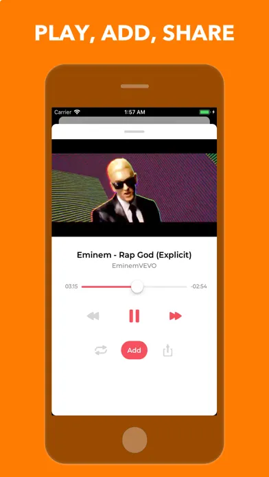 Tangkapan layar Musicram - Listen Music Player