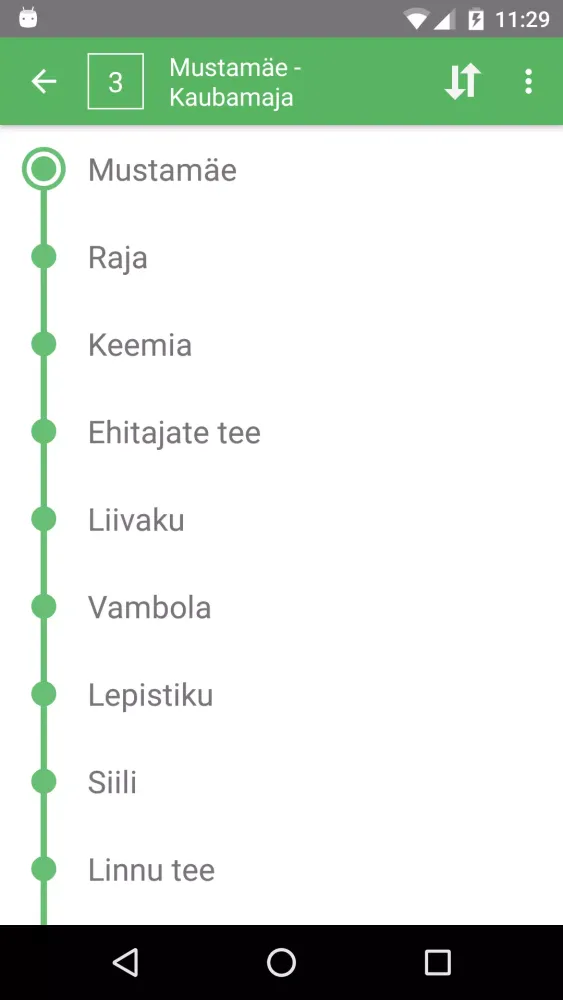 Tallinn Transport - timetables Ekran Görüntüleri