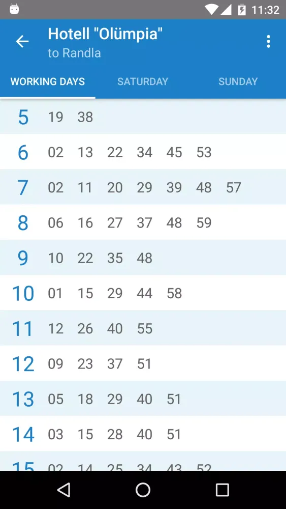 Tallinn Transport - timetables Ekran Görüntüleri