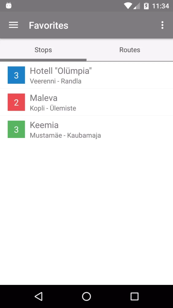 Tallinn Transport - timetables Ekran Görüntüleri