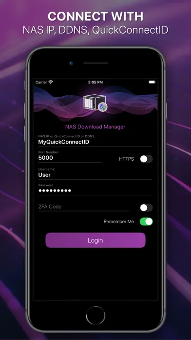 NAS Download Manager スクリーンショット
