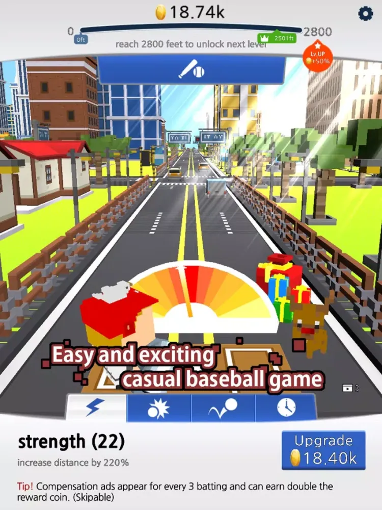 Capturas de tela do Boom Baseball iPad 