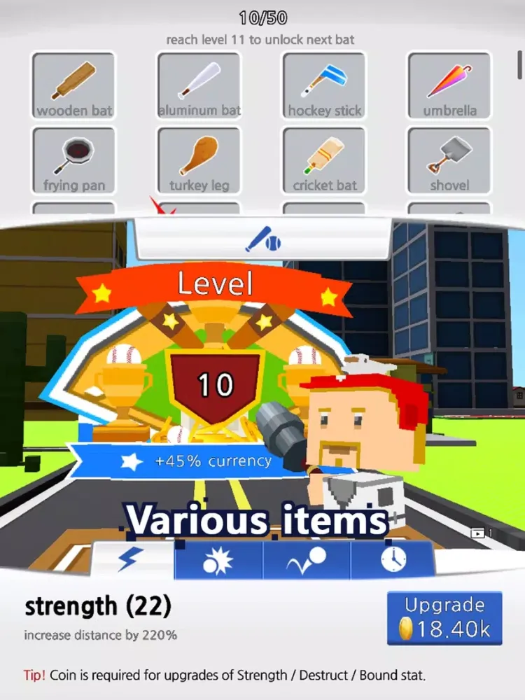 Capturas de tela do Boom Baseball iPad 