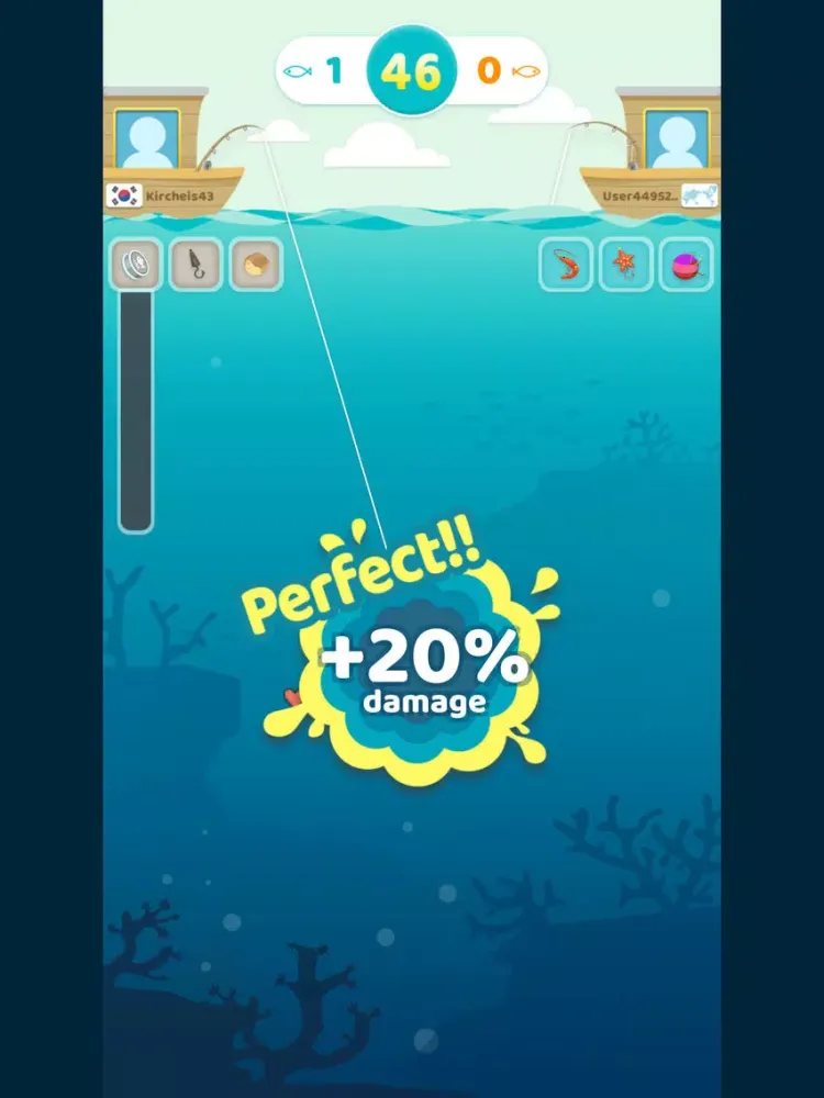 ภาพหน้าจอของ Fishing Battle iPad 