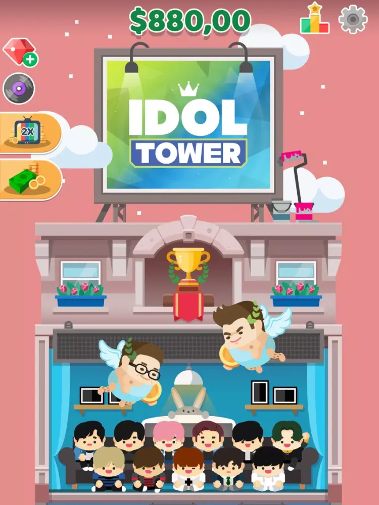 Idol Tower:make your own idol iPad  Screenshots