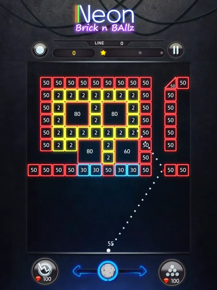 Скриншоты Neon Bricks Breaker iPad 