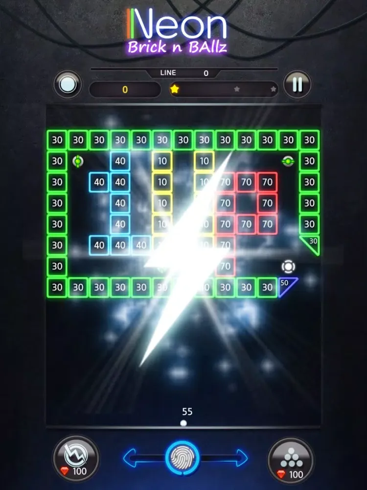 Скриншоты Neon Bricks Breaker iPad 