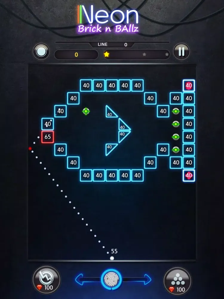 Скриншоты Neon Bricks Breaker iPad 