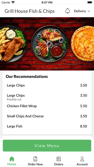 Capturas de pantalla de Grill House Fish and Chips