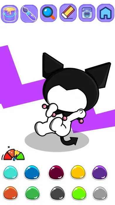 Ảnh chụp màn hình của Town Coloring Sanrio World