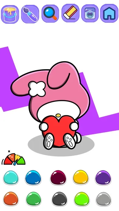 Ảnh chụp màn hình của Town Coloring Sanrio World